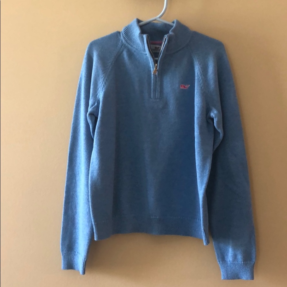 Girls Vineyard Vines quarter zip up sweater